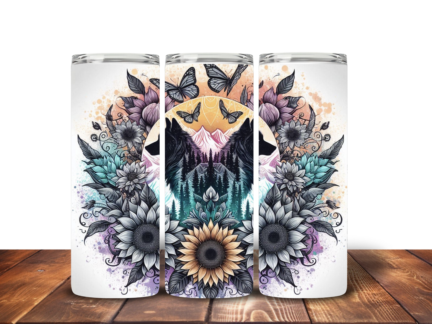 Floral Wolves