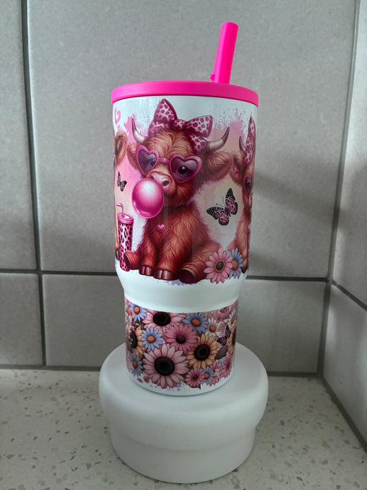 Bubblegum Highland Shimmer 20oz Handle