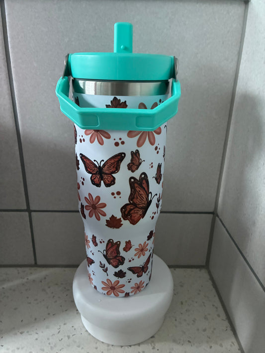 Butterflies 30oz Fliptop Drink Bottle