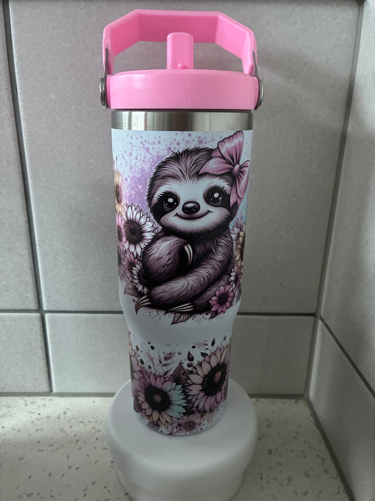 Sloth 30oz Fliptop Drink Bottle