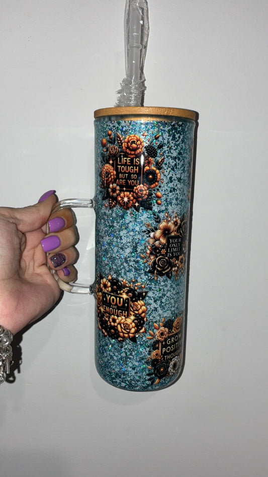 20oz Glass Handle Snowglobes