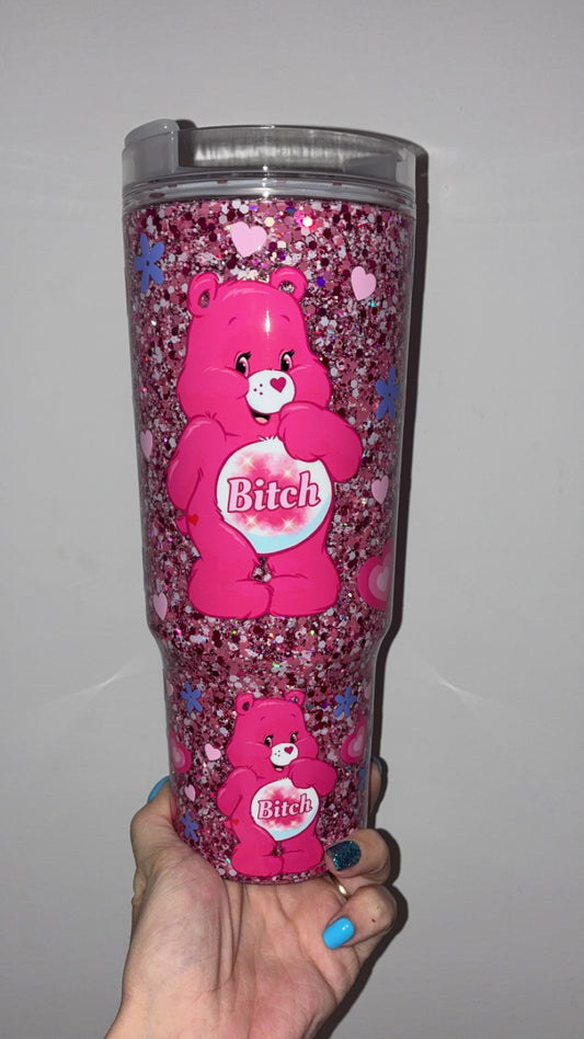 B Swear Bears 40oz Acrylic Snowglobe