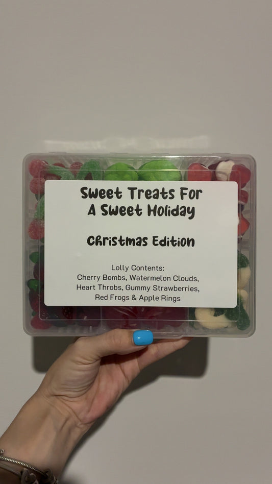 Christmas Coloured Themed Lolly Box