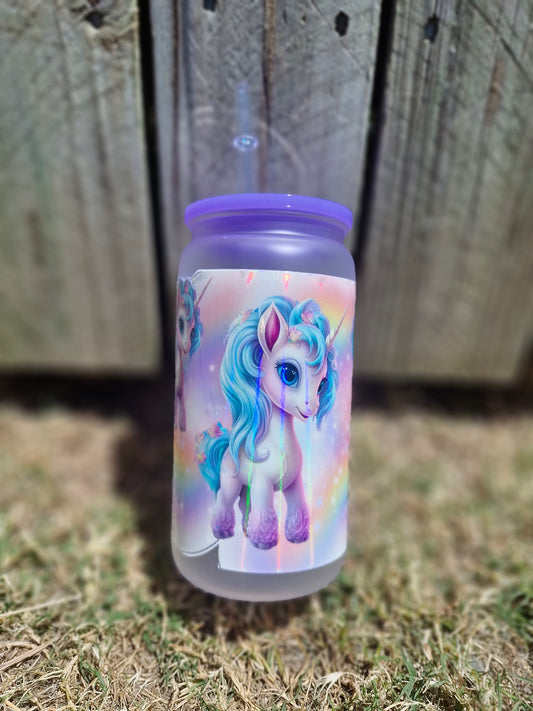 Unicorn 16oz Acrylic Cups